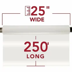 GBC EZLoad NAP II Low Temp Laminating Roll Film - Laminating Pouch/Sheet Size: 25"x 250 ft x 3 mil Thickness - Glossy - 1" Core - Clear - 2 / Carton