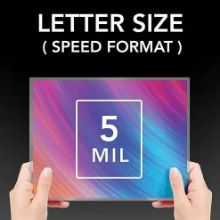 GBC® EZUse™ Thermal Laminating Speed Pouches, 5 mils, 8 1/2