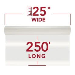 GBC® NAP I GBC3000024 3-mil, 25" x 250' Thermal Laminating Film Roll, Pack of 2