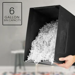GBC ShredMaster PX10-06 Super Cross-Cut Paper Shredder - Non-continuous Shredder - Super Cross Cut - 10 Per Pass - Â - 1757405
