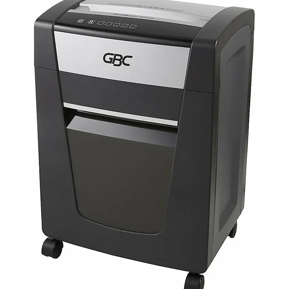 GBC ShredMaster SX20-08 Cross-Cut Paper Shredder - Non-continuous Shredder - Super Cross Cut - 20 Per Pass - - 1758502