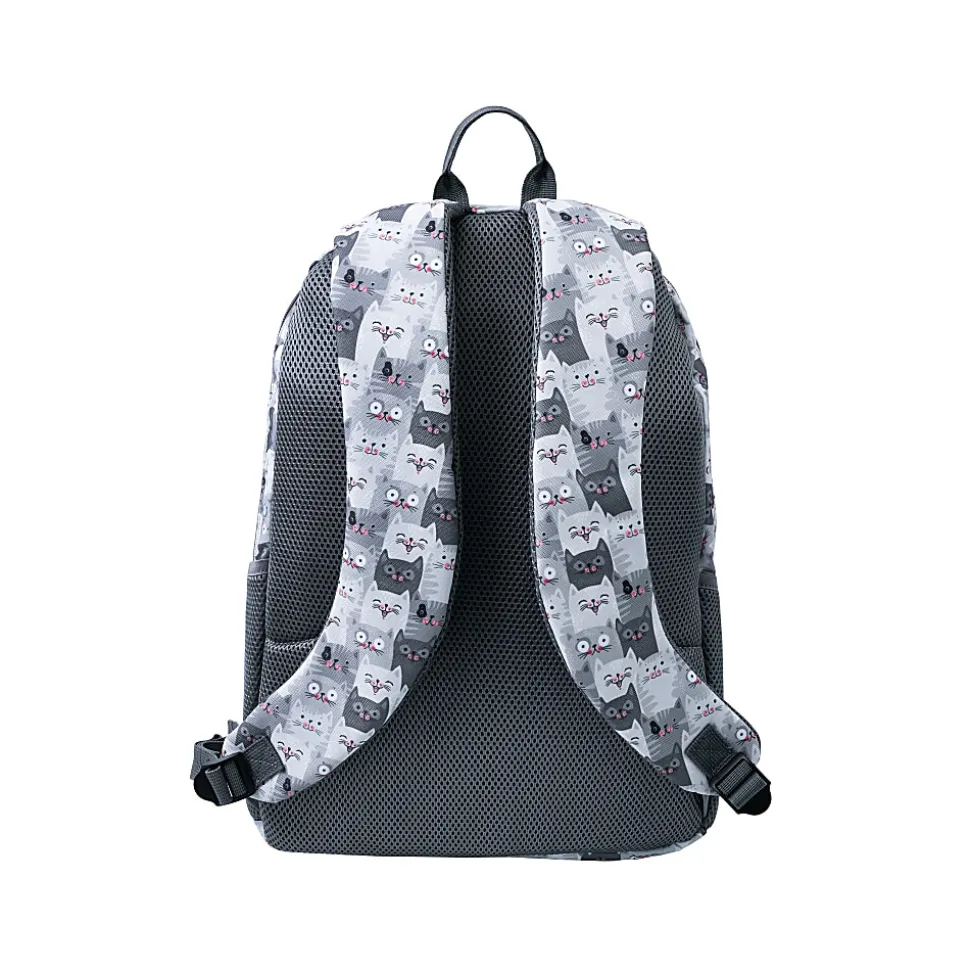 Geckobrands Foundation Backpack And Lunch Box Sets, Cats