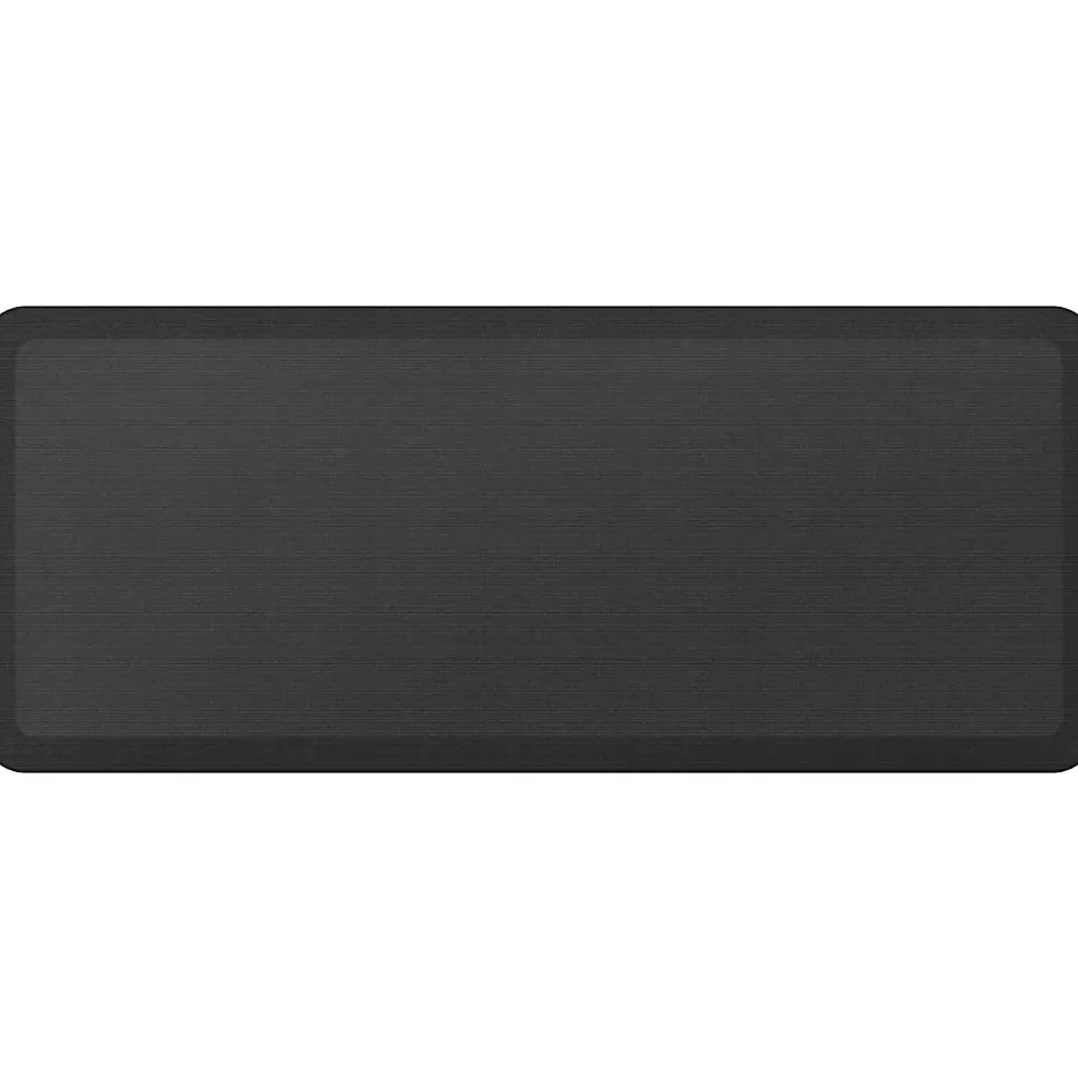 GelPro NewLife Designer Comfort Grasscloth Anti-Fatigue Floor Mat, 20" x 48", Charcoal
