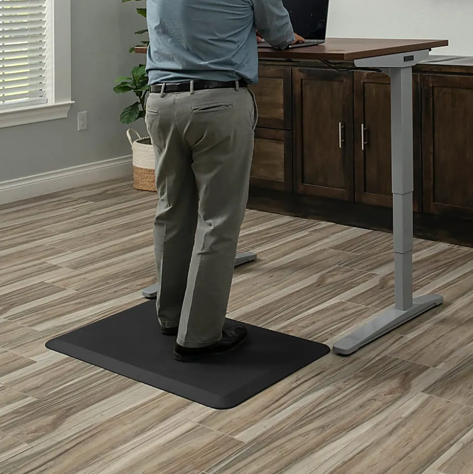 GelPro NewLife EcoPro Commercial Grade Anti-Fatigue Floor Mat, 36" x 24", Black