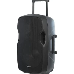 Gemini Portable Bluetooth PA Speaker With Integrated Mixer & Wired Microphone, Black, AS-15TOGO