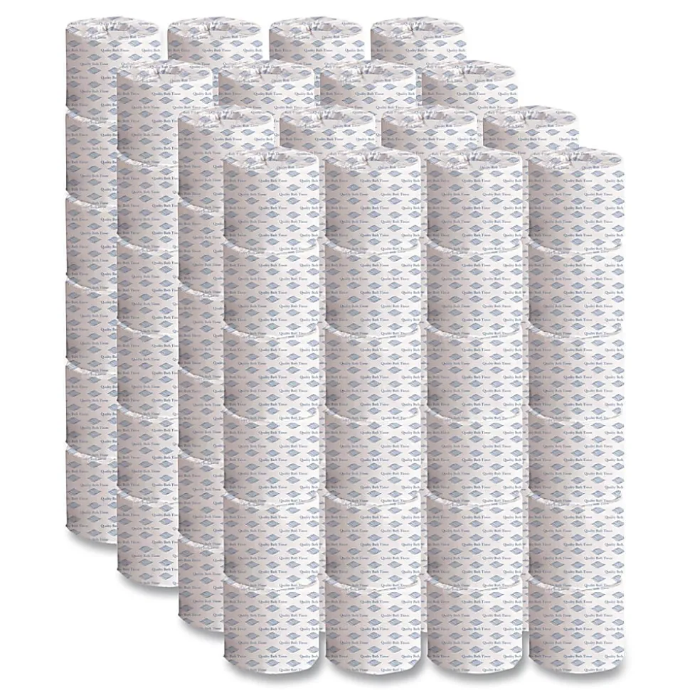 General Standard Bath Tissue, 2-Ply, White, 4x 3, 400 Sheets/Roll, 96 Rolls/Carton - 2 Ply - 400 Sheets/Roll - GEN248