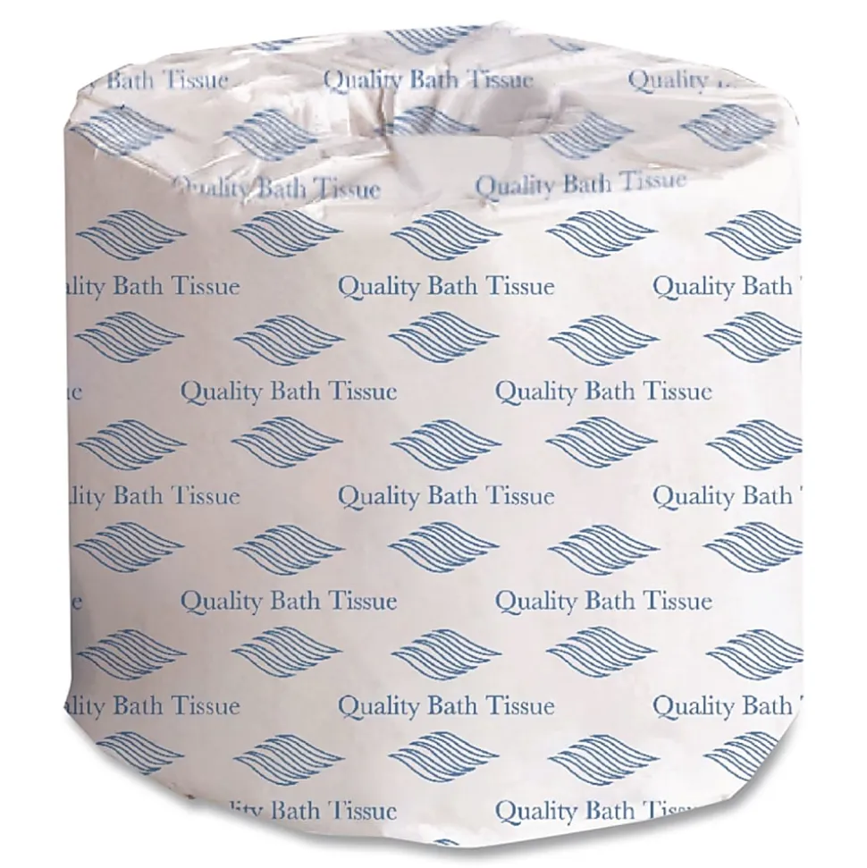 General Standard Bath Tissue, 2-Ply, White, 4x 3, 400 Sheets/Roll, 96 Rolls/Carton - 2 Ply - 400 Sheets/Roll - GEN248