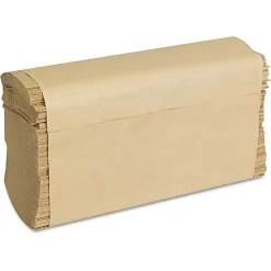 GEN Folded Paper Towels, Multifold, 9 x 9.45, Natural, 250 Towels/Pack, 16 Packs/Carton