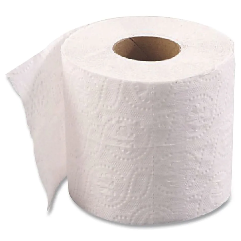 GEN Standard Bath Tissue, Septic Safe, Individually Wrapped Rolls, 1-Ply, White, 1,000 Sheets/Roll, 96 Wrapped Rolls/Carton