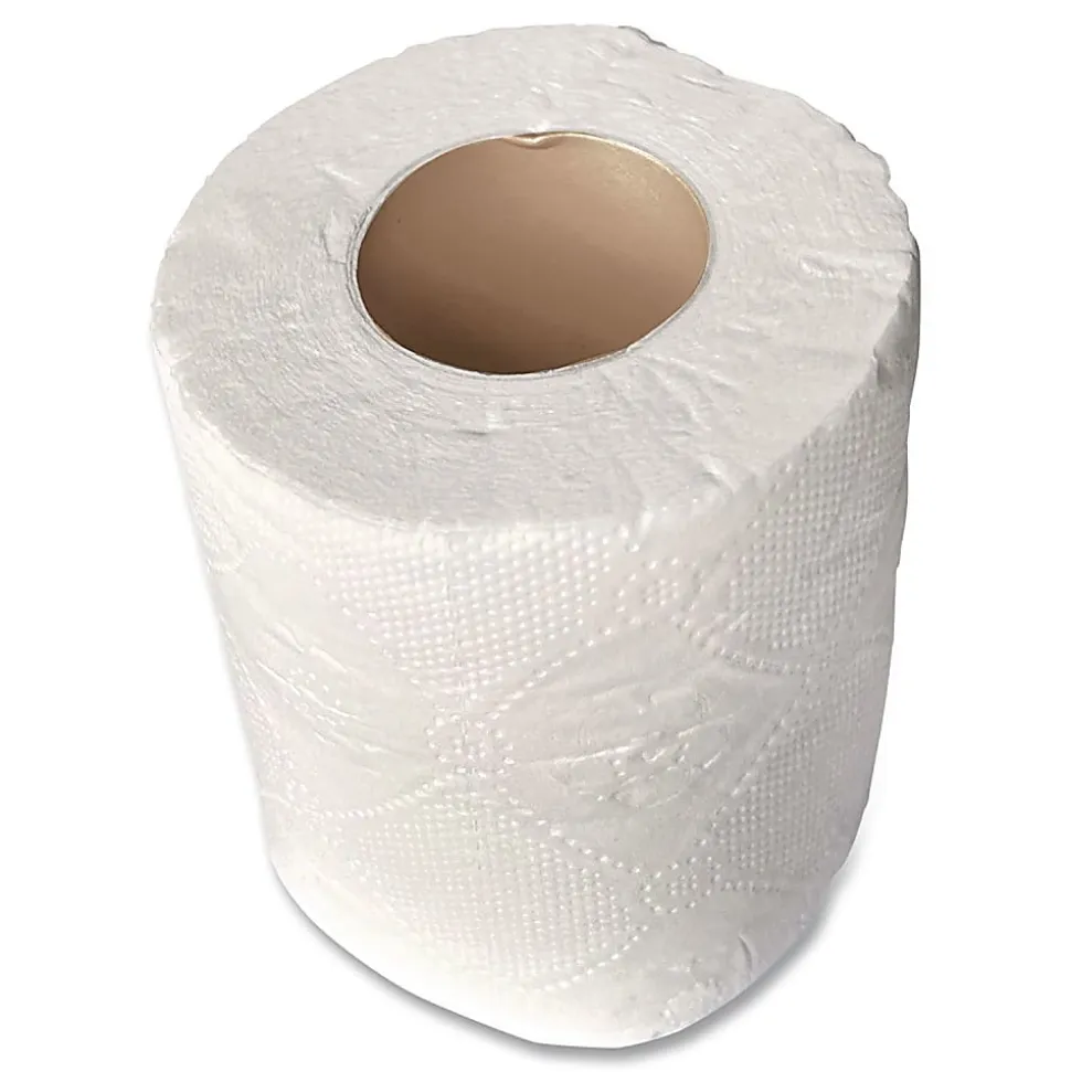 GEN Standard Bath Tissue, Septic Safe, Individually Wrapped Rolls, 1-Ply, White, 1,000 Sheets/Roll, 96 Wrapped Rolls/Carton
