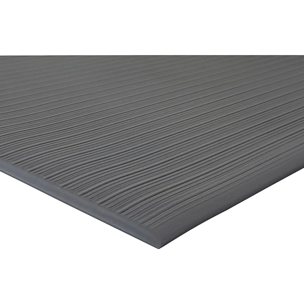 Genuine Joe Air Step Anti-Fatigue Mat, 2' x 3', Black