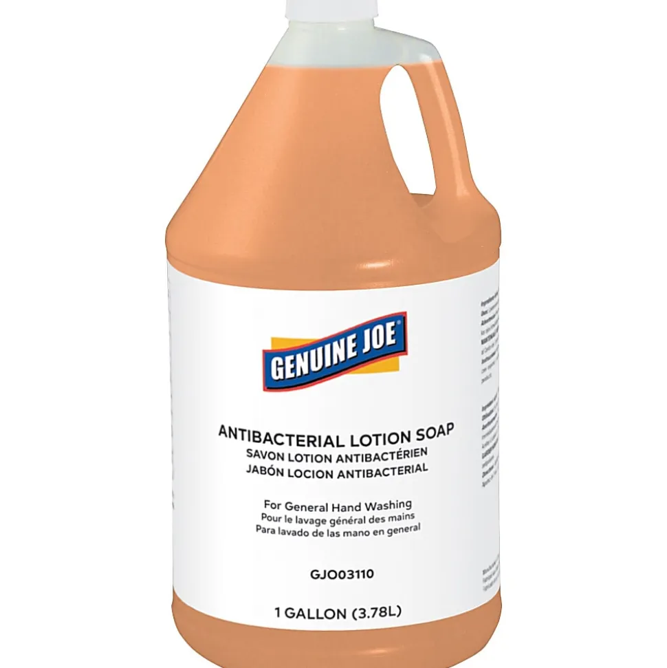 Genuine Joe® Antibacterial Lotion Soap, 1 Gal.