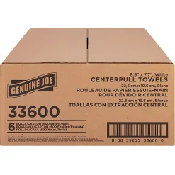 Genuine Joe Centerpull Towel Rolls - 8.13