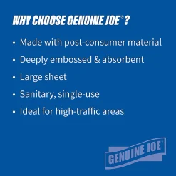 Genuine Joe C-Fold 1-Ply Paper Towels, Pack Of 2400 Sheets