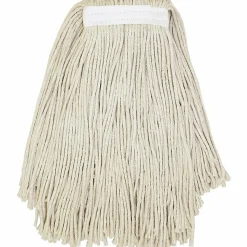 Genuine Joe Clamp-style Cotton Mophead - Cotton - Natural - 1 Each