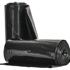 Genuine Joe Contractor Cleanup Trash Bags, 2.5 mil, 42 Gallons, 33" x 48", Black, Box Of 20