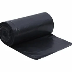 Genuine Joe Heavy-Duty Trash Bags, 1.5mil, 30 Gallons, Brown, Box Of 100
