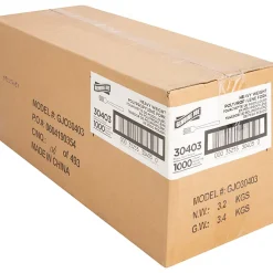 Genuine Joe Heavyweight Fork - 1 Piece(s) - Fork - 1 x Fork - Disposable - Textured - Black - 1000/Carton