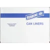 Genuine Joe High-Density Can Liners, 0.63 mil, 16 Gallons, 24" x 33", Clear, Box Of 1,000 Liners