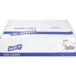 Genuine Joe High-Density Can Liners, 0.63 mil, 16 Gallons, 24
