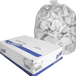 Genuine Joe High-Density Can Liners, 0.63 mil, 16 Gallons, 24