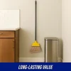 Genuine Joe High-Performance Angled Broom, 12", Yellow