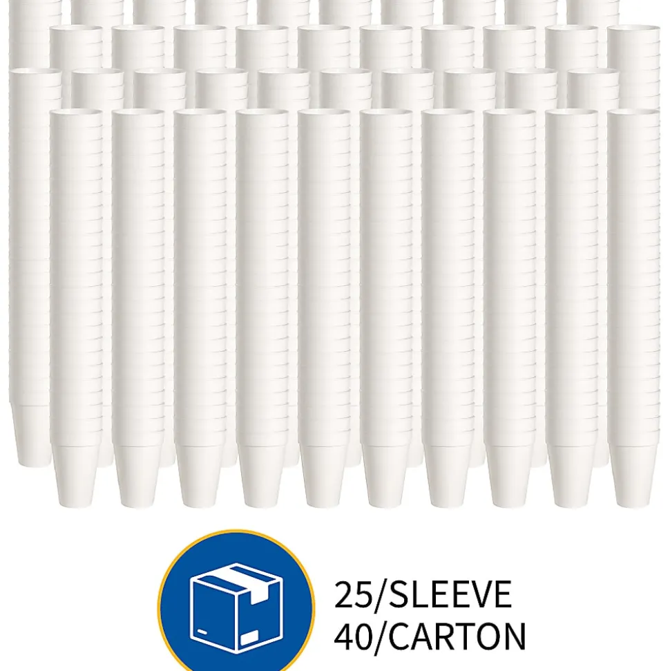 Genuine Joe Hot/Cold Foam Cups, 10 Oz., Carton Of 1000