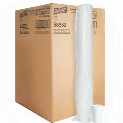 Genuine Joe Hot/Cold Foam Cups, 12 Oz., Carton Of 1000