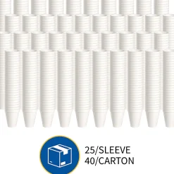 Genuine Joe Hot/Cold Foam Cups, 12 Oz., Carton Of 1000