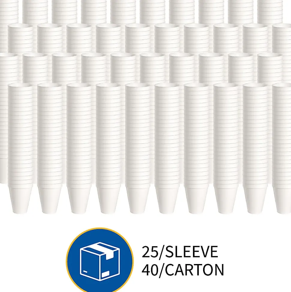 Genuine Joe Hot/Cold Foam Cups, 12 Oz., Carton Of 1000