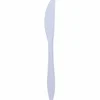 Genuine Joe Individually Wrapped Knife - 1 Piece(s) - Knife - 1 x Knife - Disposable - Polypropylene - White - 1000/Carton