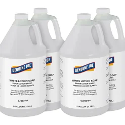 Genuine Joe Lotion Soap - 1 gal - Ink Remover, Oil Remover, Dirt Remover, Grease Remover, Grime Remover, Carbon Remover - 03109CT