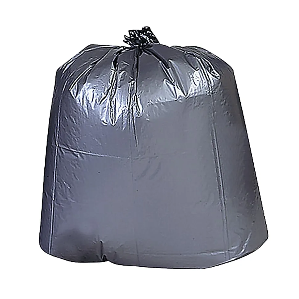 Genuine Joe Maximum Strength Trash Can Liners, 1.7mil, 45 Gallons, 39" x 46", Black, Box Of 50