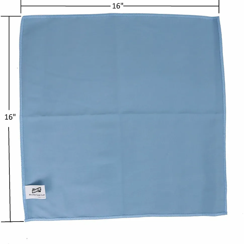 Genuine Joe Microfiber Cleaning Cloths, Box Of 4