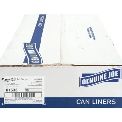 Genuine Joe 1.5 mil Trash Bags, 33 gal, 33