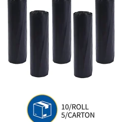 Genuine Joe 1.5 mil Trash Bags, 45 gal, 39