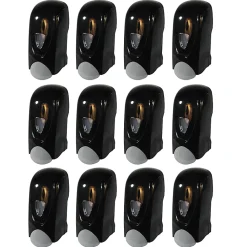 Genuine Joe 1000 ml Foam Soap Dispenser - Manual - 1.06 quart Capacity - Black, Gray - 12 / Carton