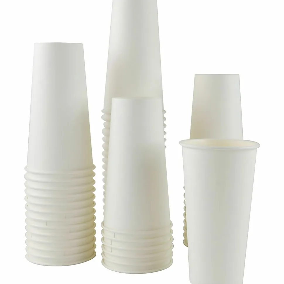 Genuine Joe 20 oz Disposable Hot Cups, 19051