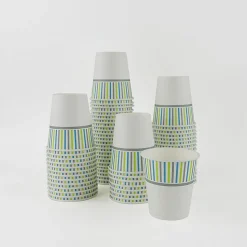 Genuine Joe 8 oz Hot Beverage Cups - 8 fl oz - Assorted - Paper - Hot Chocolate, Cappuccino, Tea, Coffee, Beverage - 50 / Pack