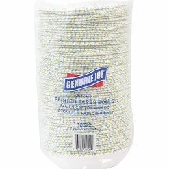 Genuine Joe 12 oz Paper Bowls - Disposable - Multi - 125 / Pack