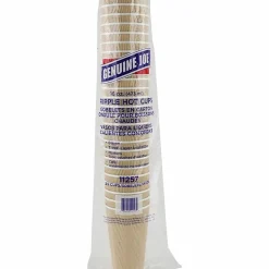 Genuine Joe 16 oz Rippled Hot Cups - 16 fl oz - Brown - Hot Drink, Hot Drink, Beverage - 25/Pack - 5 / Bundle