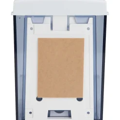 Genuine Joe 30 oz Soap Dispenser - Manual - 30 fl oz Capacity - See-through Tank, Water Resistant, Soft Push - Clear - 1 Each