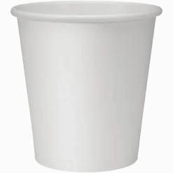 Genuine Joe Polyurethane-Lined Disposable Hot Cups, Single, 10 Oz, White, Pack Of 50