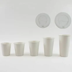 Genuine Joe Polyurethane-Lined Disposable Hot Cups, Single, 12 Oz, White, Pack Of 1000