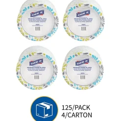 Genuine Joe Printed Paper Plates, 10