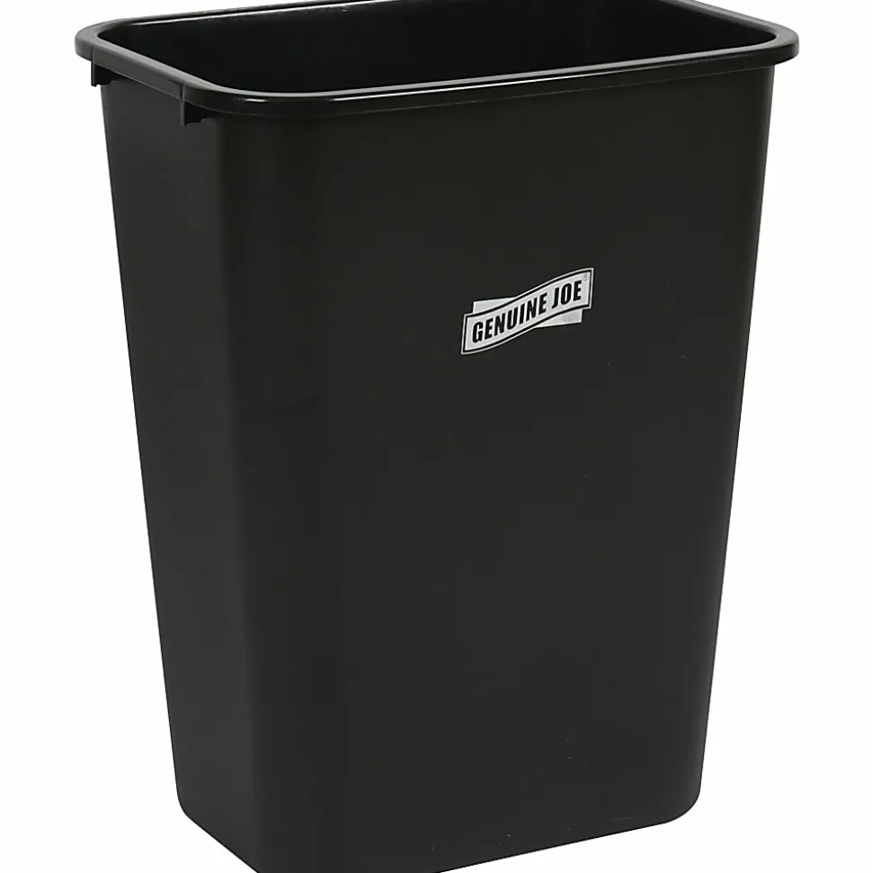 Genuine Joe 41-Quart Wastebasket - 10.25 gal Capacity - Durable, Sturdy, Dent Resistant, Chip Resistant, Rust Resistant, Long Lasting - 00061