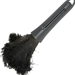 Genuine Joe Retractable Feather Duster - Plastic Handle - Brown - 1 Each