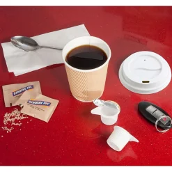 Genuine Joe Ripple Hot Cups, 16 Oz, Brown, Pack Of 500