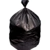 Genuine Joe Strong Economical Trash Bags - 56 gal Capacity - 43"x 48" x 0.87 mil (22 Micron) Thickness - Black - Resin - Waste Disposal - 150 / Carton