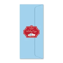 Geo Studios Envelopes, #10, Blue Snowfall, Pack Of 35 Envelopes